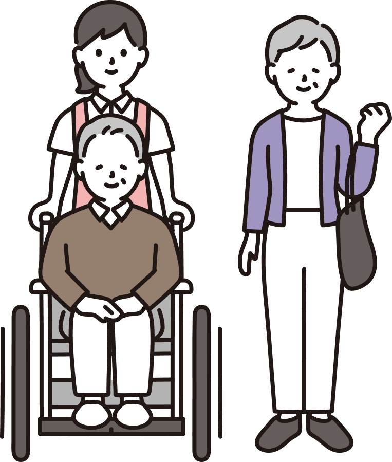 イラスト：育む福祉と共生